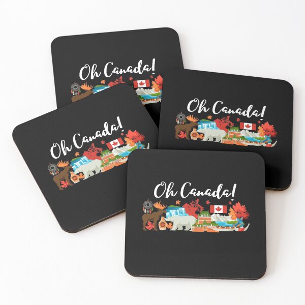 Item preview, Oh Canada! Beautiful Attractions Canadian Flag designed and sold by Michael Schmidt.