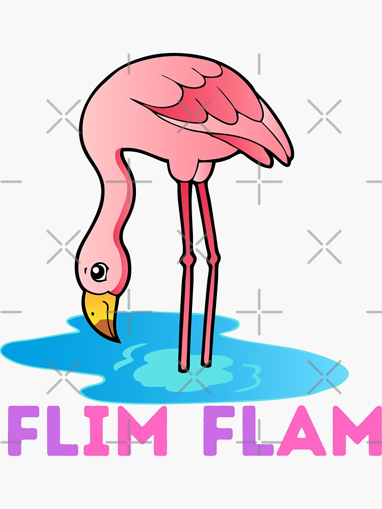 "Flim Flam Flim Flam" Sticker for Sale by Filolo | Redbubble