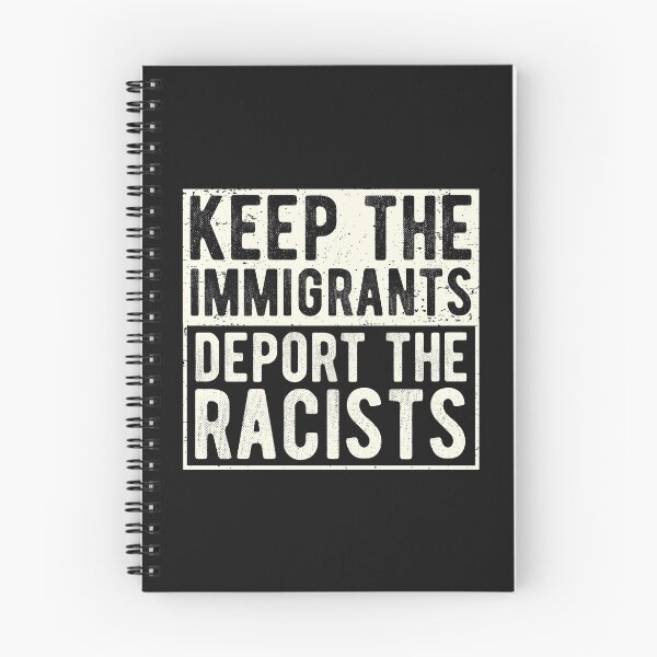 Item preview, Keep The Immigrants Deport The Racists political slogan anti racism quote  designed and sold by alenaz.