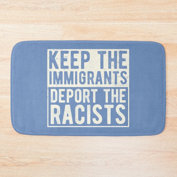 Item preview, Keep The Immigrants Deport The Racists political slogan anti racism quote  designed and sold by alenaz.