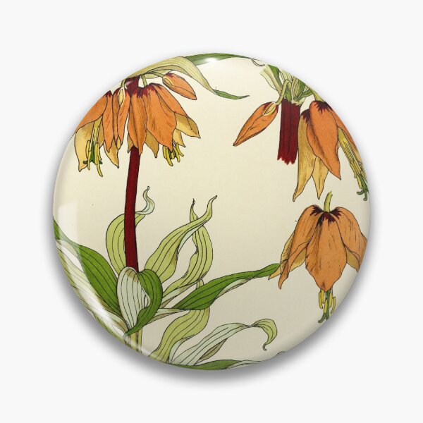 Item preview, Botanical flower poster - Maurice Verneuil - Couronne Imperiale designed and sold by DejaVuStudio.