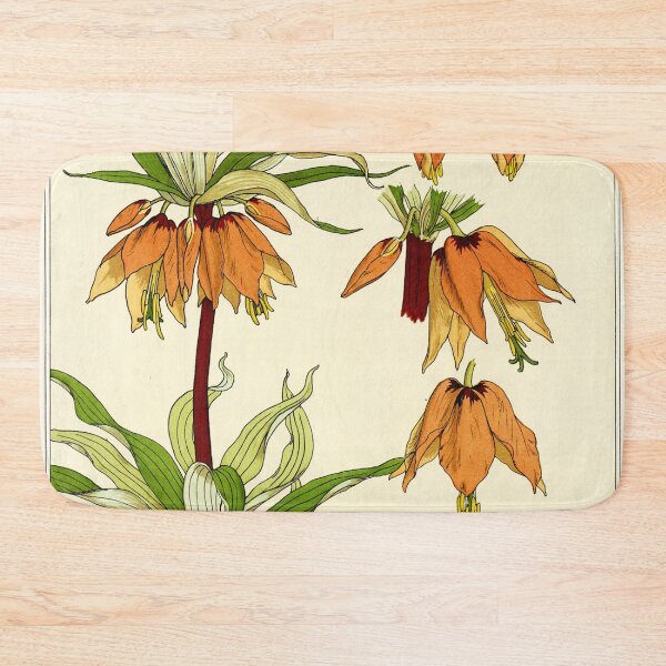 Item preview, Botanical flower poster - Maurice Verneuil - Couronne Imperiale designed and sold by DejaVuStudio.