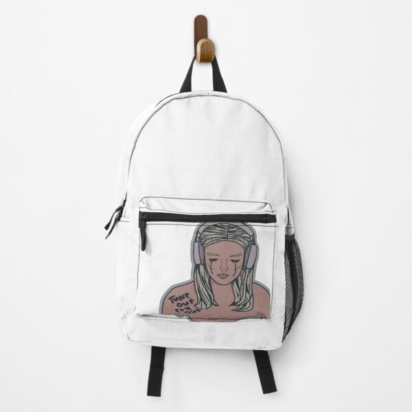 Item preview, Tune Out Cry Out comic girl sticker designed and sold by deane-frnnd.