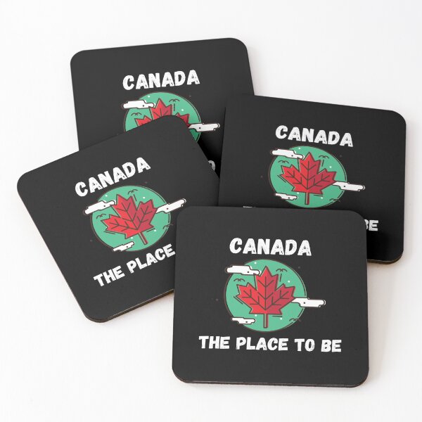 Item preview, Canada! The Place To Be Canadian Maple Leaf designed and sold by Michael Schmidt.
