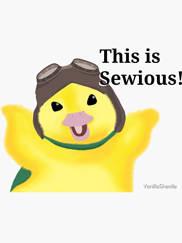 Imagen 3 de 3, Pegatina con la obra "¡Esto es Sewious!" Wonder Pets Mingming, diseñada y vendida por VanillaShanila.