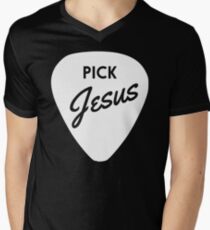 Pick Jesus Men's V-Neck T-Shirt
