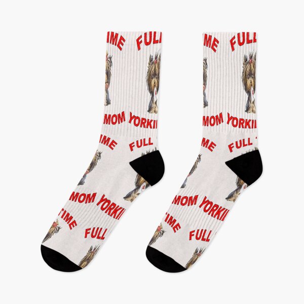 Item preview, Full time Yorkie mom, cute design design for the Yorkie Lover designed and sold by Adri Barnard.