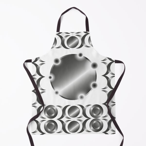 Item preview, Modern Futuristic Silver Metallic Disks designed and sold by AlteredAtelier.