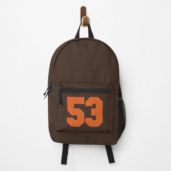 Vista previa del artículo con la obra «Camiseta 53 de Cleveland Sports Fifty-Three Brown», diseñado y vendido por HelloFromAja.