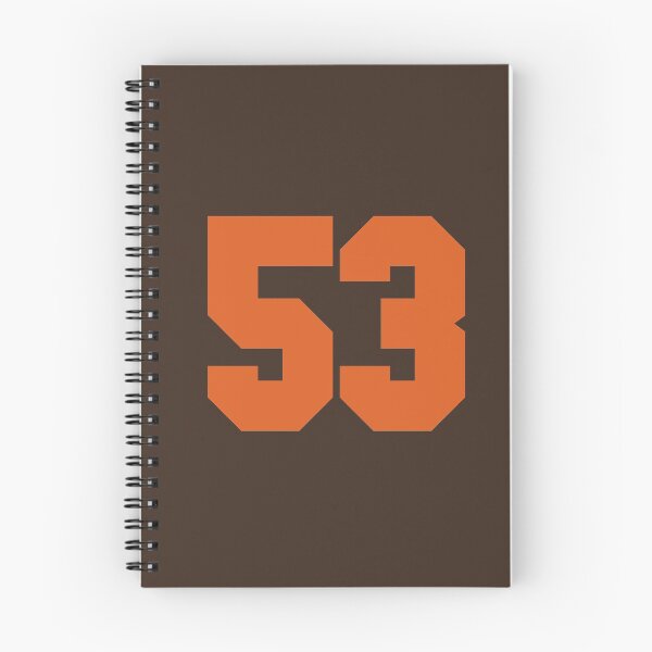 Item preview, 53 Number Cleveland Sports Fifty-Three Brown Jersey designed and sold by HelloFromAja.