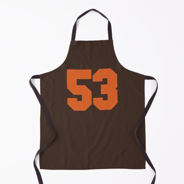 Item preview, 53 Number Cleveland Sports Fifty-Three Brown Jersey designed and sold by HelloFromAja.