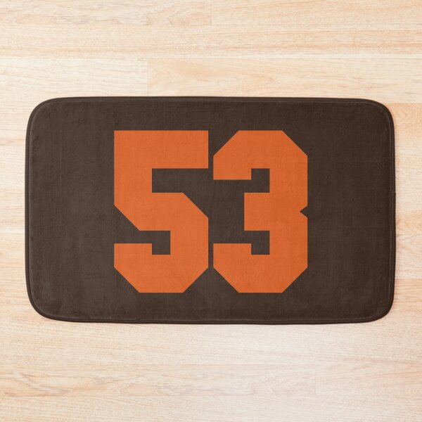 Item preview, 53 Number Cleveland Sports Fifty-Three Brown Jersey designed and sold by HelloFromAja.