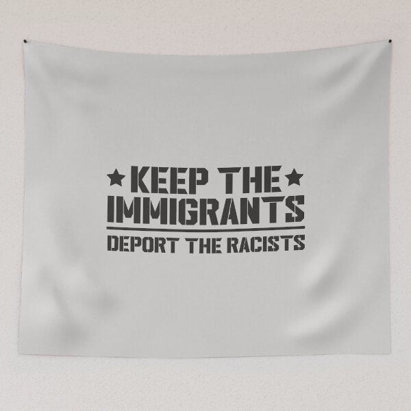 Item preview, Keep The Immigrants Deport The Racists anti racism quote slogan designed and sold by alenaz.