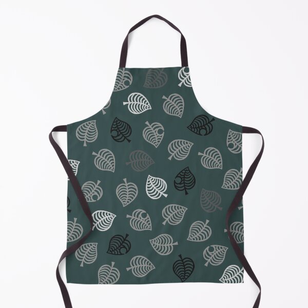 Item preview, Nook Leaf Aloha Logo - Black and White on Green designed and sold by TheMajesticGoat.
