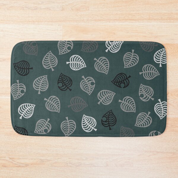 Item preview, Nook Leaf Aloha Logo - Black and White on Green designed and sold by TheMajesticGoat.