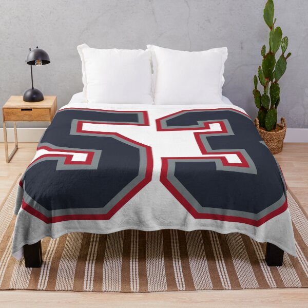 Item preview, 53 Navy Grey Red Sports Number Fifty-Three  designed and sold by HelloFromAja.