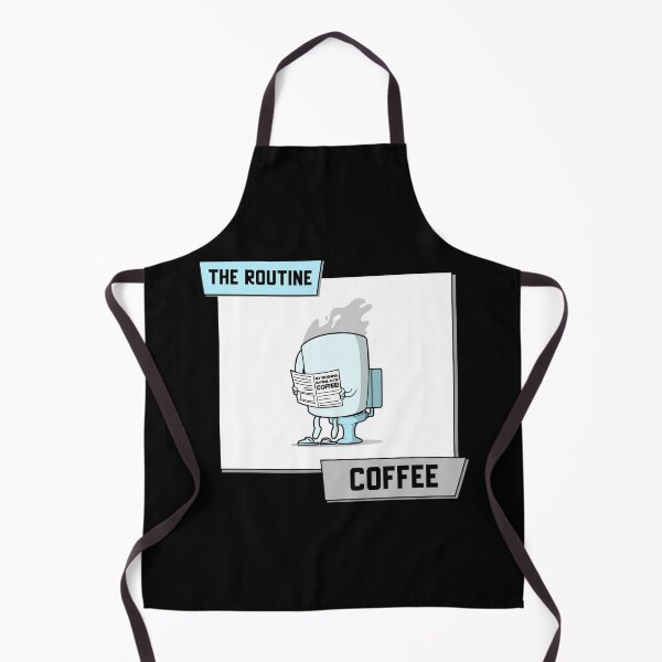 Item preview, Cute Coffee Characters The Routine Coffee designed and sold by AsheDesigns.