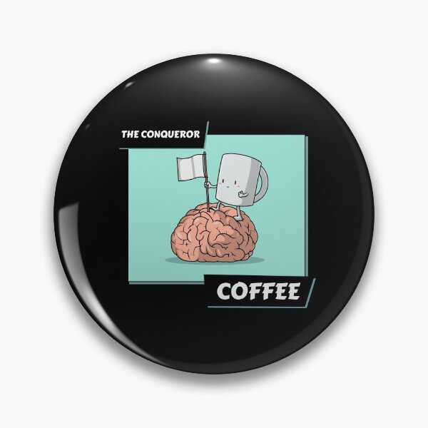 Item preview, Cute Coffee Characters The Conqueror Coffee designed and sold by AsheDesigns.