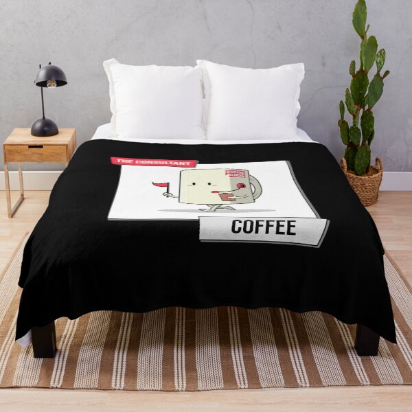Item preview, Cute Coffee Characters The Consultant Coffee designed and sold by AsheDesigns.