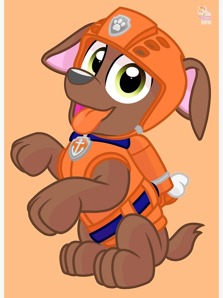 Paw Patrol Zuma Art Board Print for Sale by Aissa6900