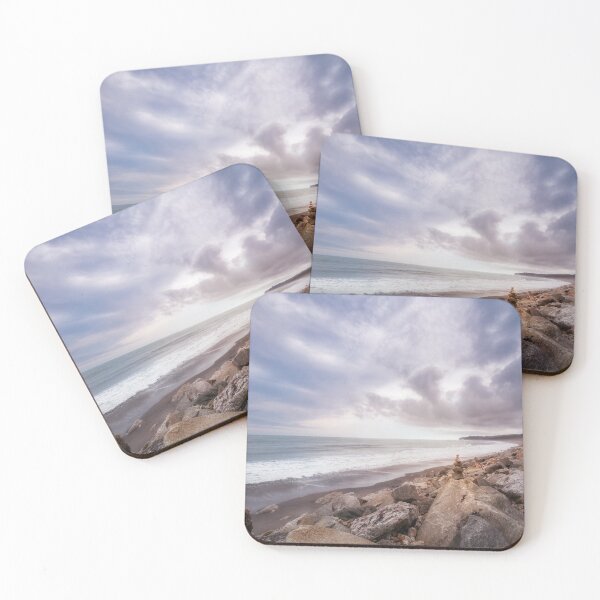 Item preview, Windswept beach at sunset in New Zealand designed and sold by Danielasphotos.