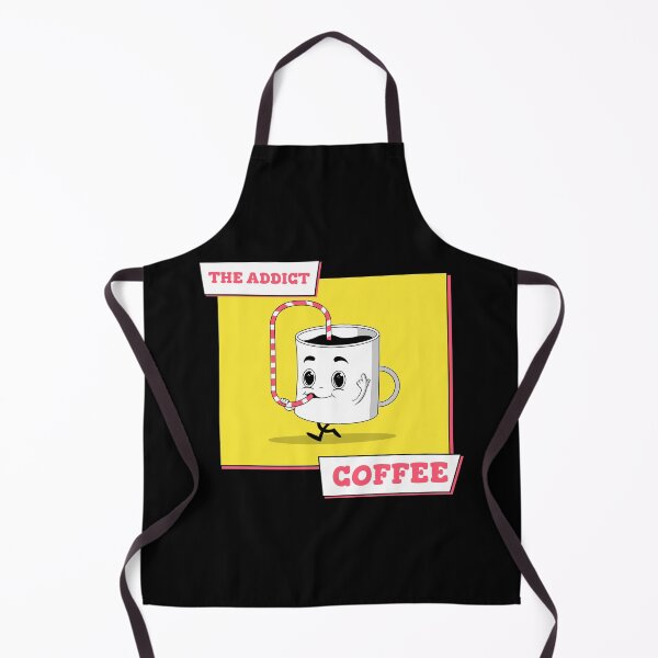Item preview, Cute Coffee Characters The Addict Coffee designed and sold by AsheDesigns.