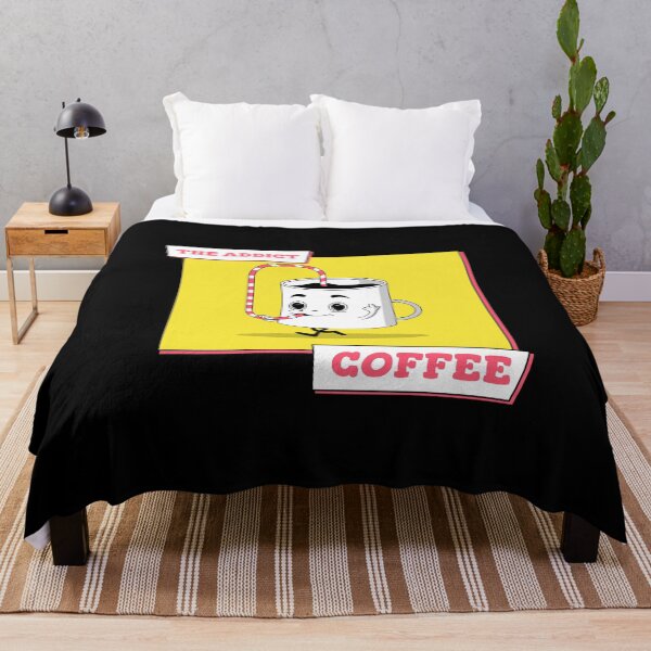 Item preview, Cute Coffee Characters The Addict Coffee designed and sold by AsheDesigns.