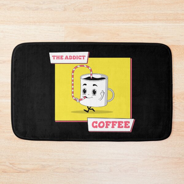 Item preview, Cute Coffee Characters The Addict Coffee designed and sold by AsheDesigns.