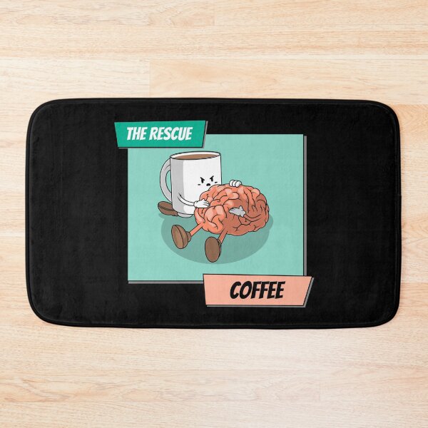 Item preview, Cute Coffee Characters The Rescue Coffee designed and sold by AsheDesigns.