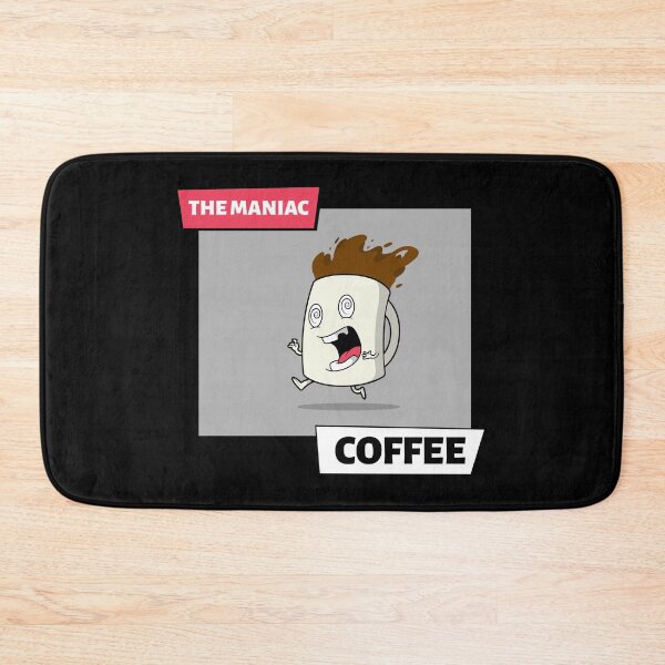 Item preview, Cute Coffee Characters The Maniac Coffee designed and sold by AsheDesigns.