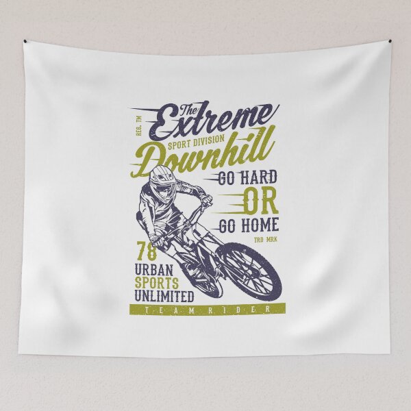 Item preview, Extreme Sports. Mountain Bike Downhill. Go Hard Or Go Home. designed and sold by wkyip79.