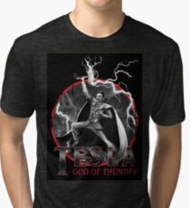 Tesla God Of Thunder Tri-blend T-Shirt