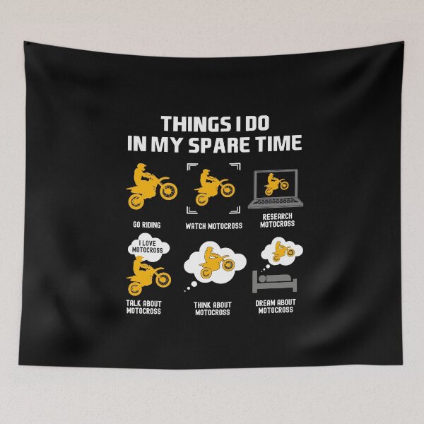 Item preview, Motocross Things I Do In My Spare Time designed and sold by dreamy11.