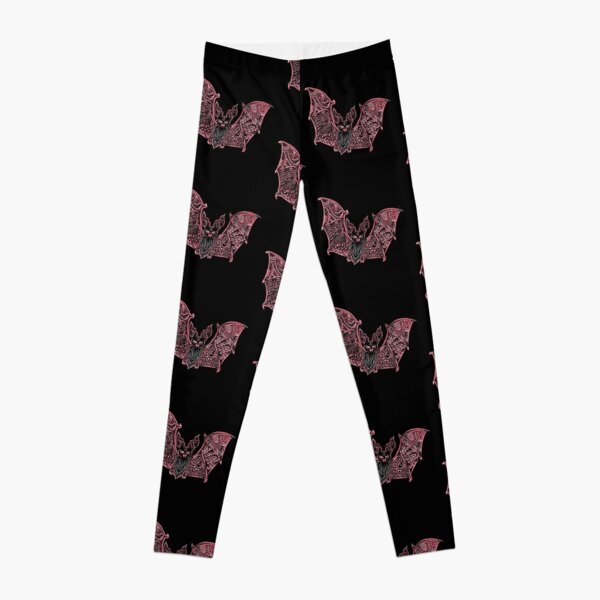 Bat Bats Batter abstract art Leggings