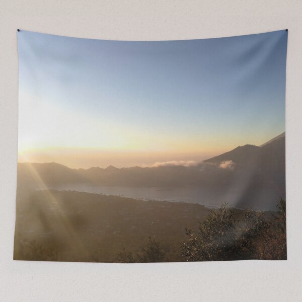 Item preview, Sunrise over Mount Batur, active Volcano in Indonesia  designed and sold by Deegital18.
