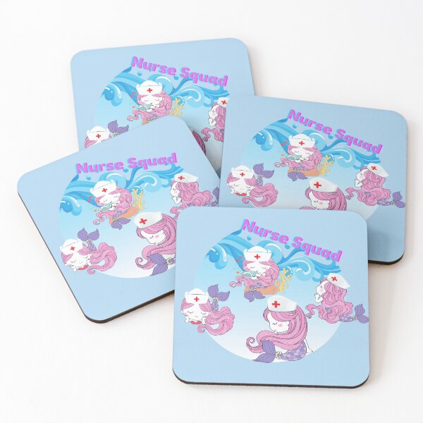 Item preview, Cute Mermaid Nurse Squad  designed and sold by Breechcloth.