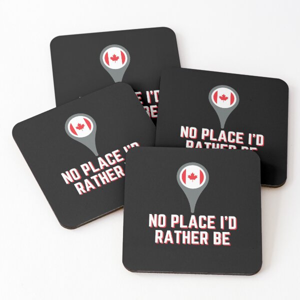 Item preview, No Place I'd Rather Be but in Canada Maple Leaf Canadian Flag designed and sold by Michael Schmidt.