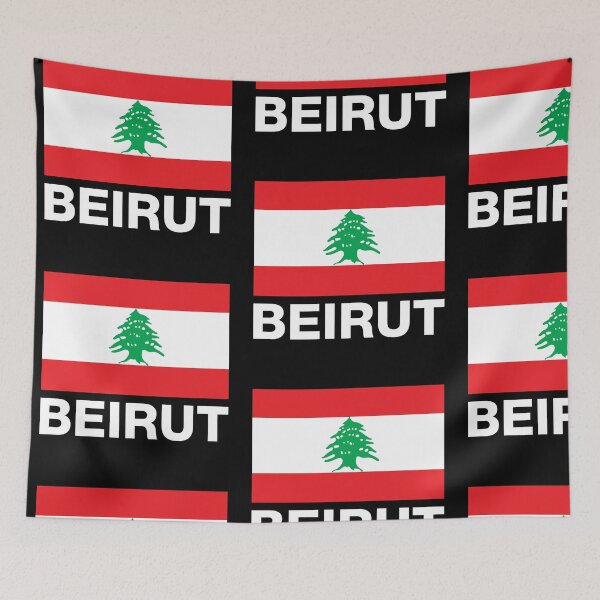 Item preview, Lebanon Beirut Lebanese Lebanese Lebanese LBN Origin Flag Flag Party Crew Gift Idea designed and sold by Mark Sukra.
