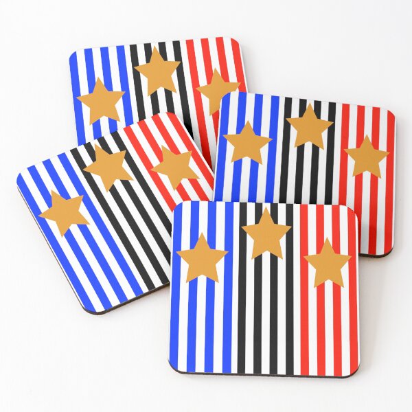 Item preview, White Blue Black Red Line Art designed and sold by 59SHOP24.