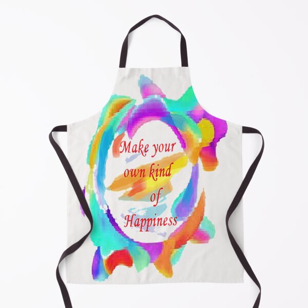 Item preview, Make your own kind of happiness abstract word design, psychedelic Arte Abstracto, abstract art design designed and sold by Adri Barnard.