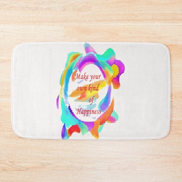 Item preview, Make your own kind of happiness abstract word design, psychedelic Arte Abstracto, abstract art design designed and sold by Adri Barnard.