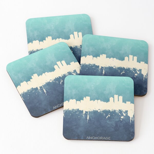 Item preview, Anchorage Alaska Skyline designed and sold by ArtPrints.