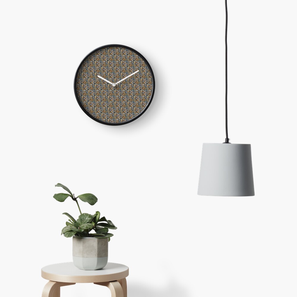 Item preview, Clock designed and sold by TLBcanvasART.