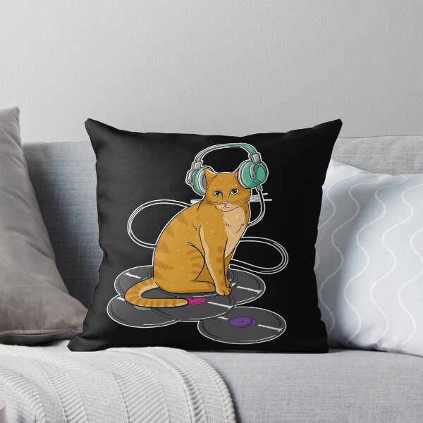 Aperçu de l'œuvre Chat audiophile créée et vendue par Whynot123.