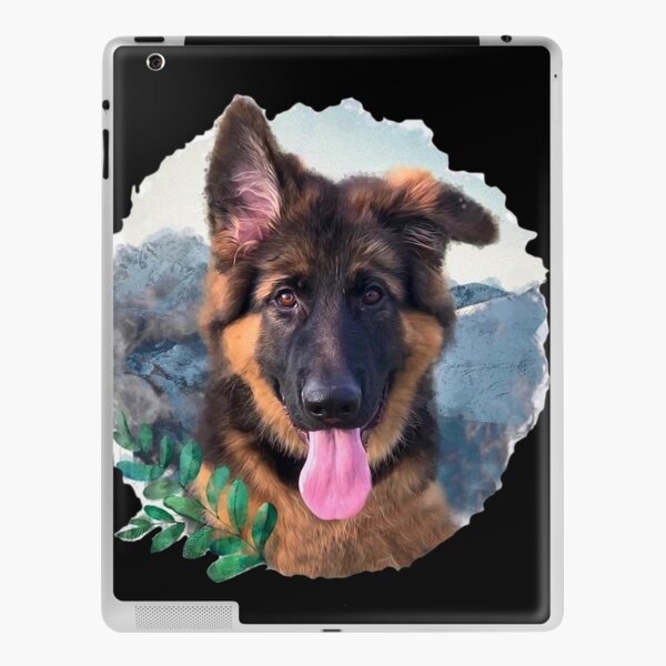 Coques Et Skins Adhesives Ipad Sur Le Theme Berger Allemand Oreille Redbubble