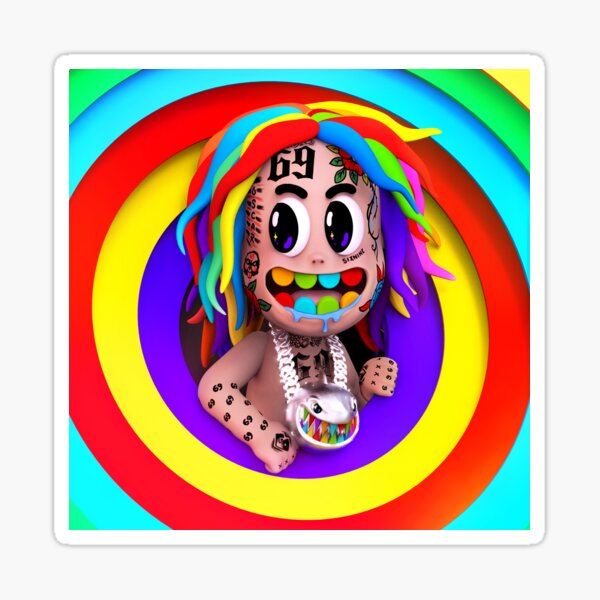 Sticker: 6ix9ine | Redbubble