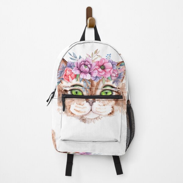 Item preview, Cat with Flowers designed and sold by dplachkinova.