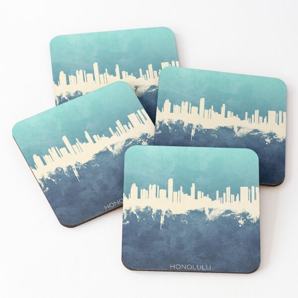 Item preview, Honolulu Hawaii Skyline designed and sold by ArtPrints.