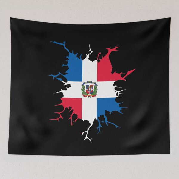 Item preview, Dominican Republic Inside Flag designed and sold by Whynot123.