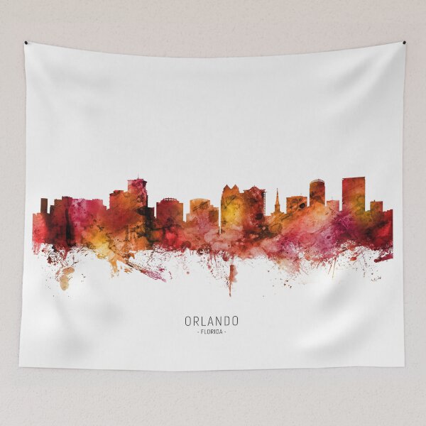 Artikelvorschau, Orlando Florida Skyline entworfen und verkauft von ArtPrints.